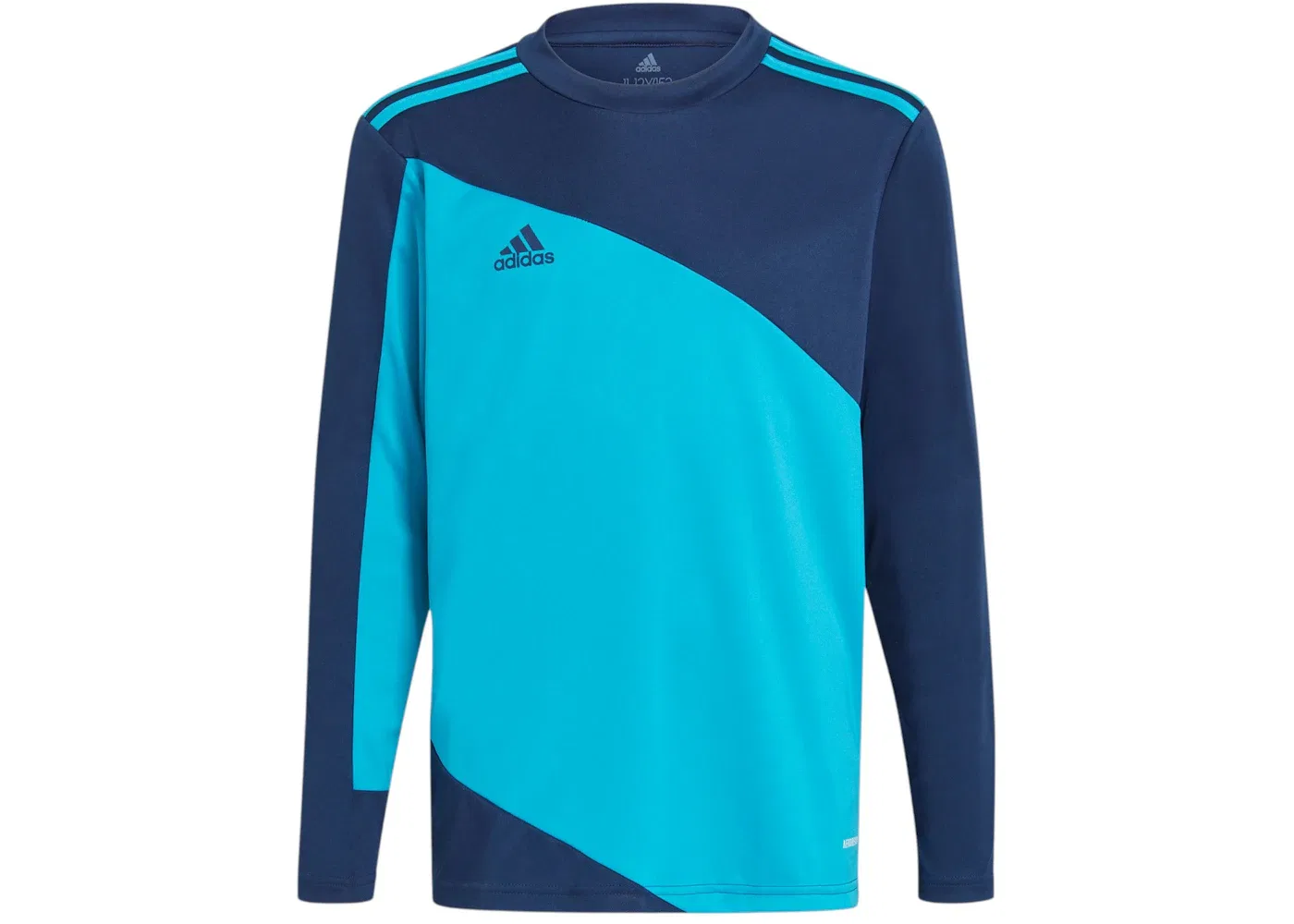 Детская вратарская футболка Squadra 21 Goalkeeper Adidas, цвет Team Navy/Bold Aqua