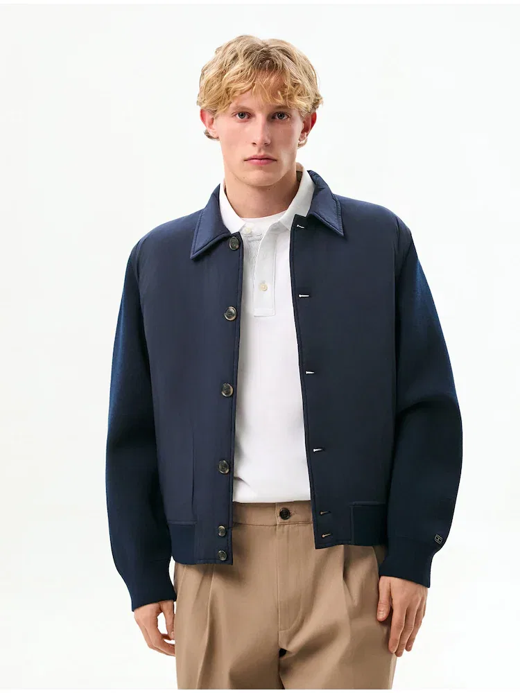Куртка с смесовыми материалами TOMMY HILFIGER, Navy