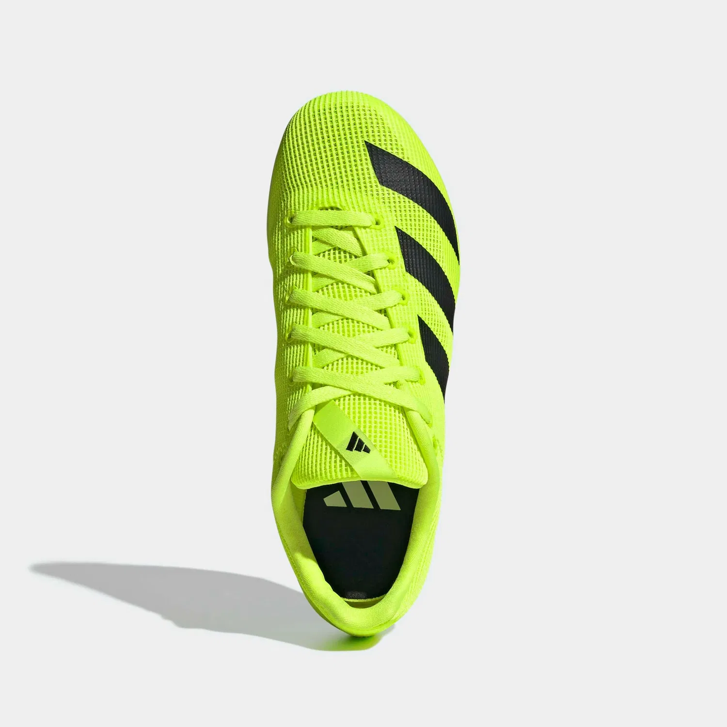 Детские легкоатлетические шиповки с пятишиповой пластиной Adidas Performance, Lucid Lemon/Core Black/Silver Metallic — фото 4