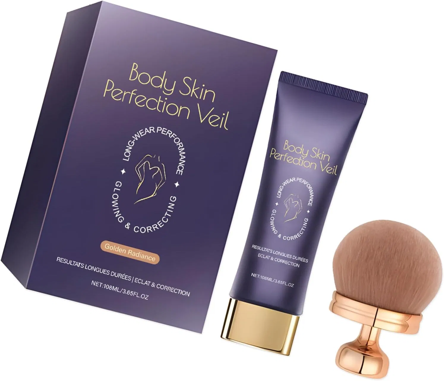 Крем для тела с кистью Oxxggkao Body Coverage Perfector Multi-Print, 108 мл