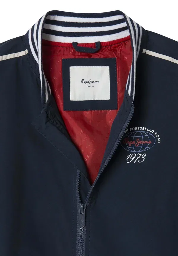 Куртка с принтом bomber Pepe Jeans, темно-синий — фото 3