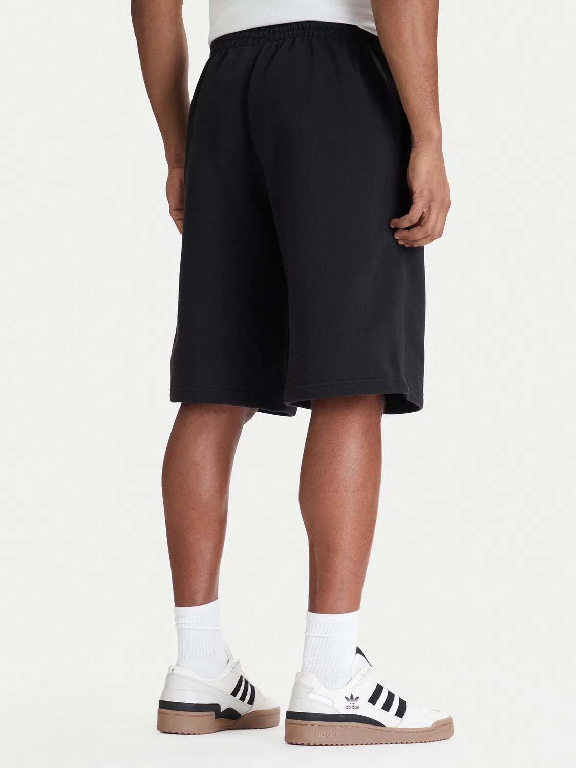 Мужские спортивные шорты свободного кроя Trefoil Essentials Adidas, черный — фото 3