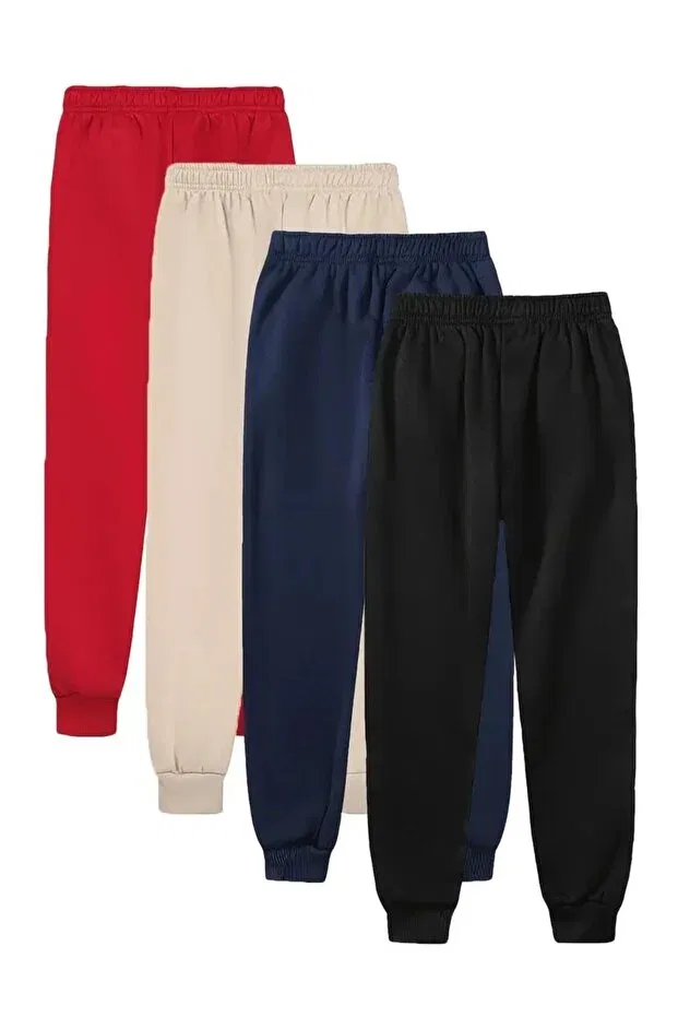 Детские спортивные штаны для мальчиков с регулируемым поясом Daxis Sportwear Company, Red-Bone-Blue-Black — фото 2