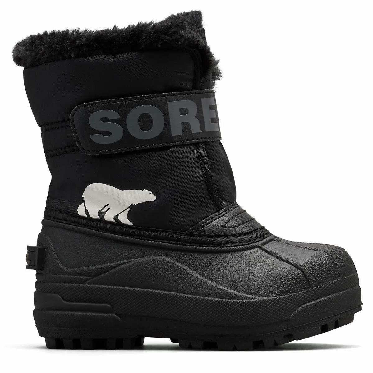 Детские зимние ботинки Snow Commander, Sorel, Black Charcoal — фото 2