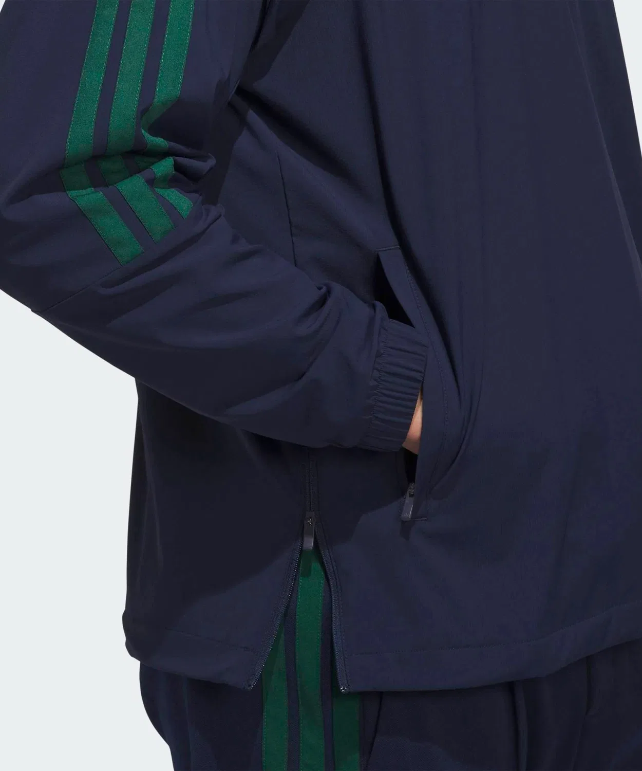 Мужская ветровка-пуловер с водоотталкивающей пропиткой Adidas Golf, Navy — фото 4