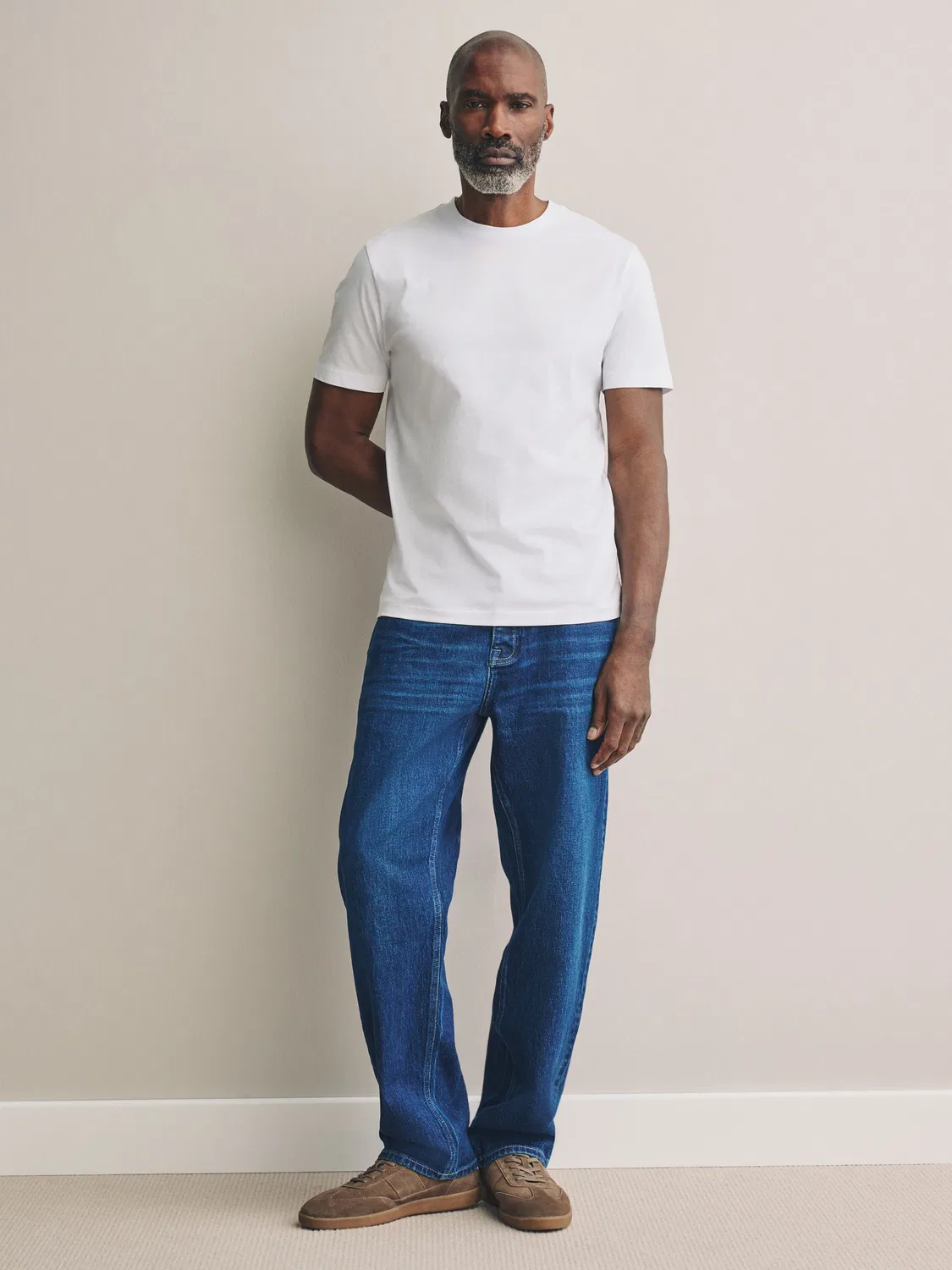 Футболка с круглым вырезом, Slim Fit, Signature SUPIMA Cotton Next, Белый — фото 2