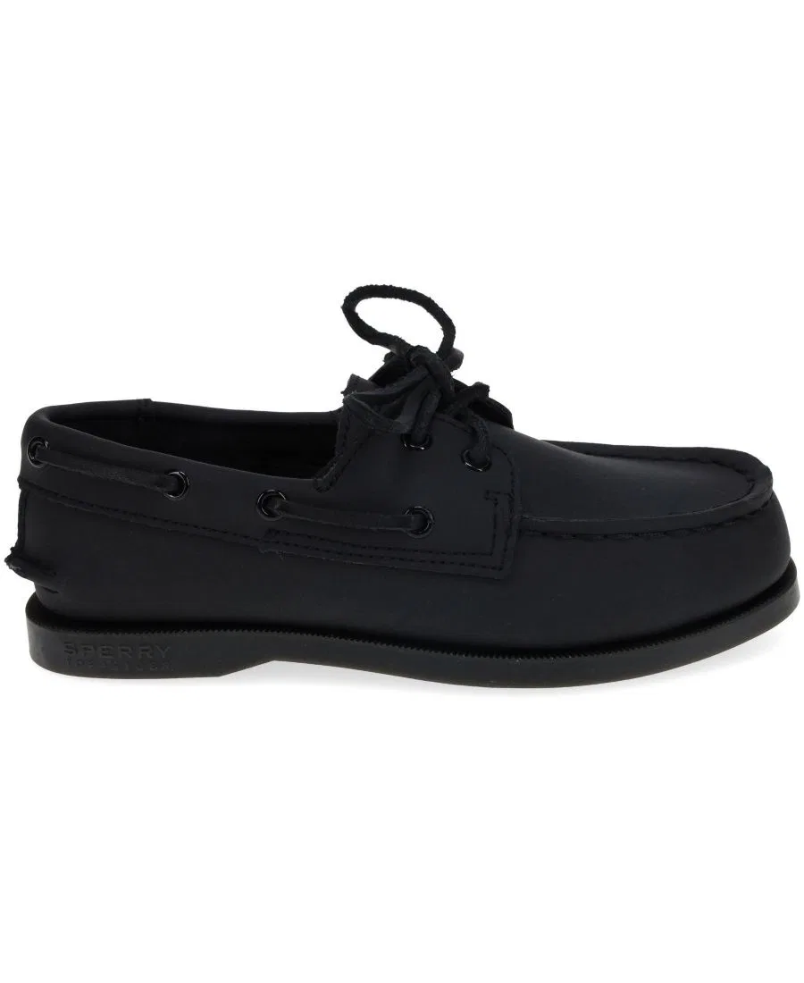 Мокасины Sperry Authentic Original Boat Shoe, Black — фото 4