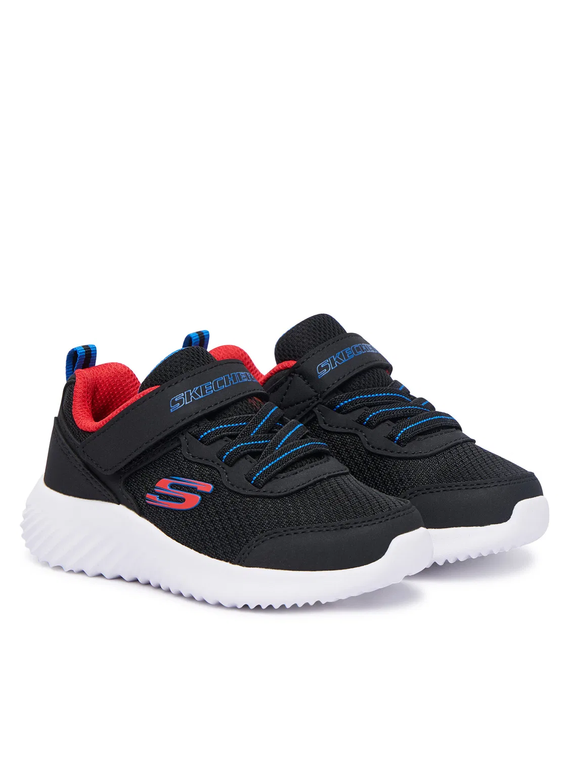 Кроссовки для мальчика Bounder Techrox Skechers, черный — фото 2