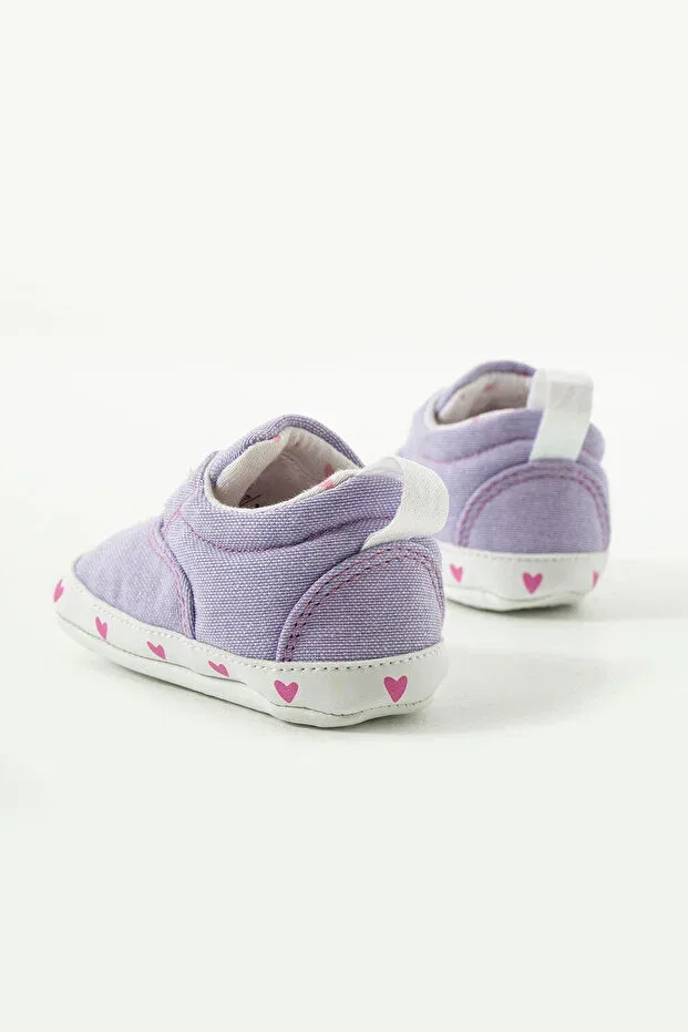Детские ботинки для девочек с принтом Yummy Kids, Purple — фото 4