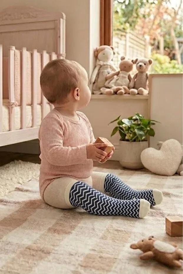 Детские колготки для мальчиков с узором Cocole Socks, Multicolor — фото 4