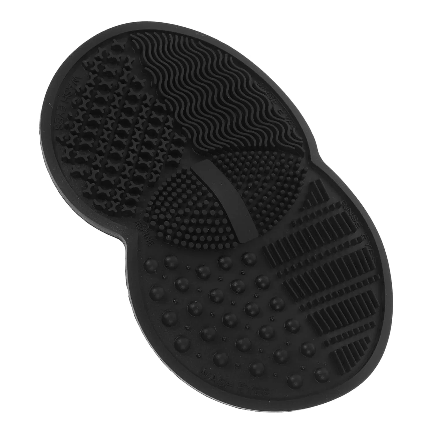 Силиконовая подушка для очистки кистей, WRITWAA, 16,8x10,8x0,8 см, Черный