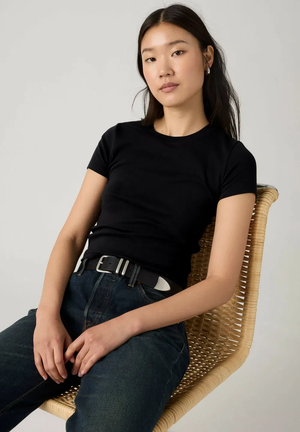 Детская футболка Essential, антрацитовый цвет, ночной принт Levi'S, Anthracite Night Blacks — фото 4