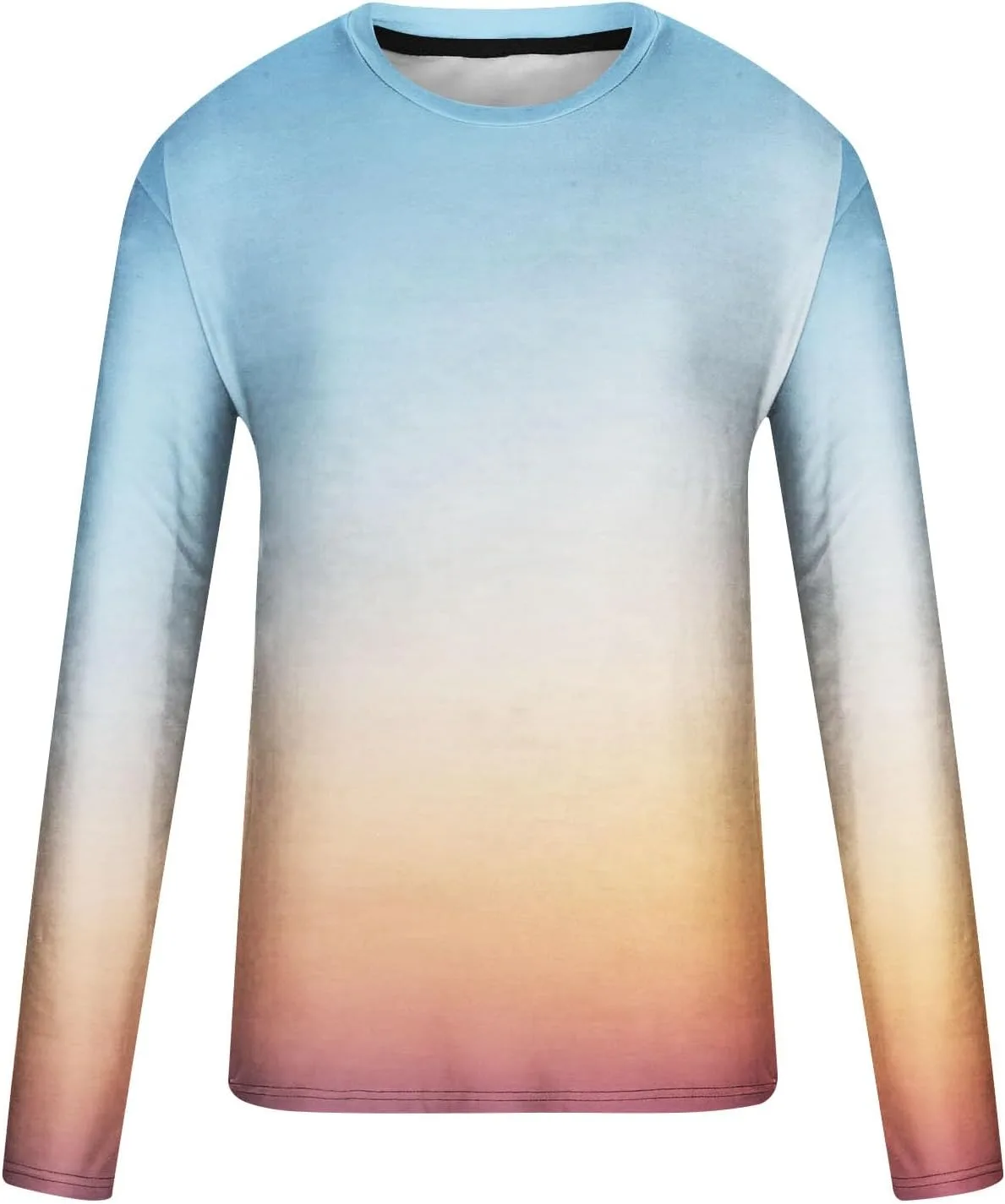 Мужская футболка с длинным рукавом Casual Fall Crewneck — фото 4