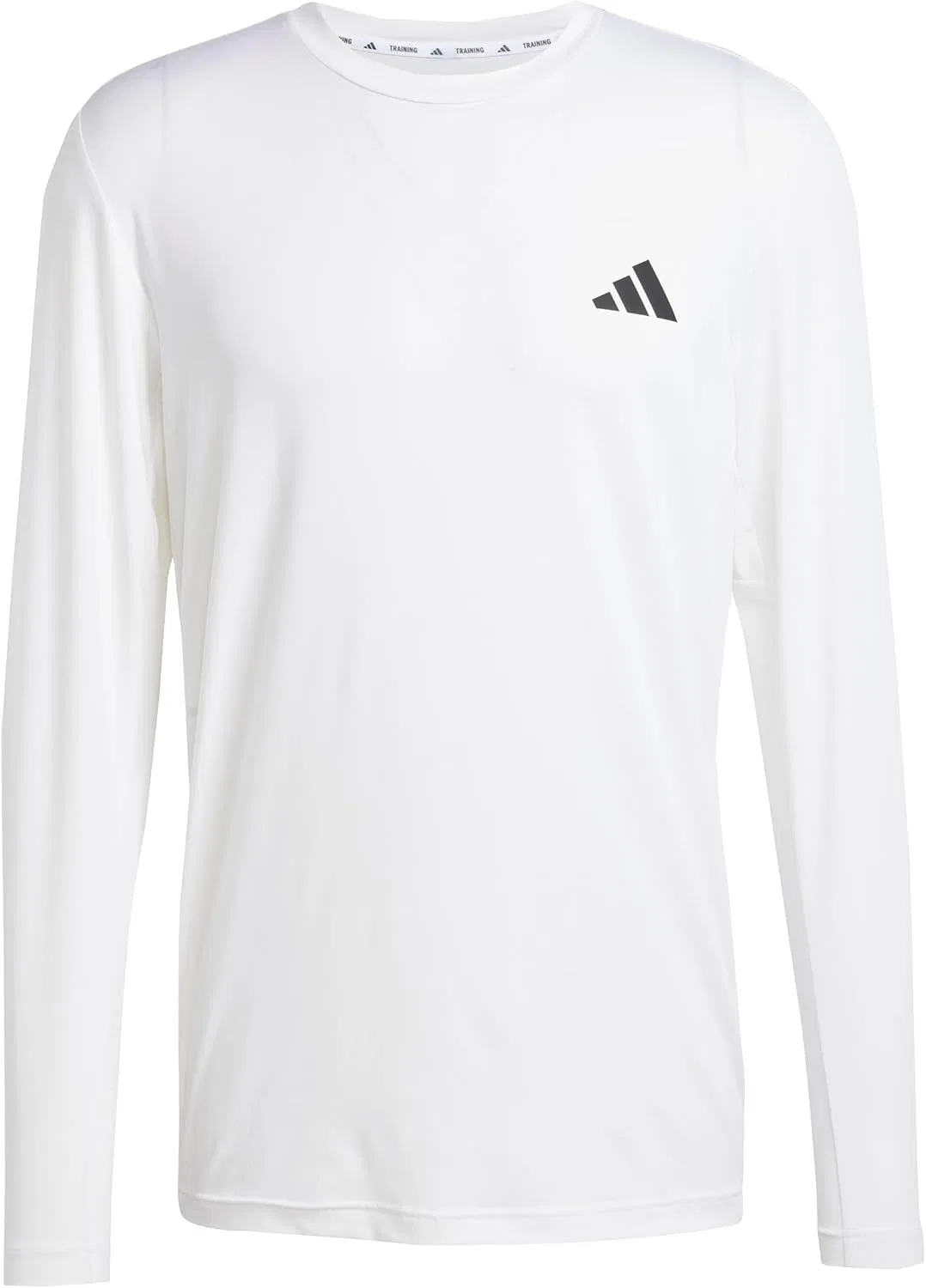 Футболка Adidas Men's Train Essentials Stretch Long Sleeve Base, белый