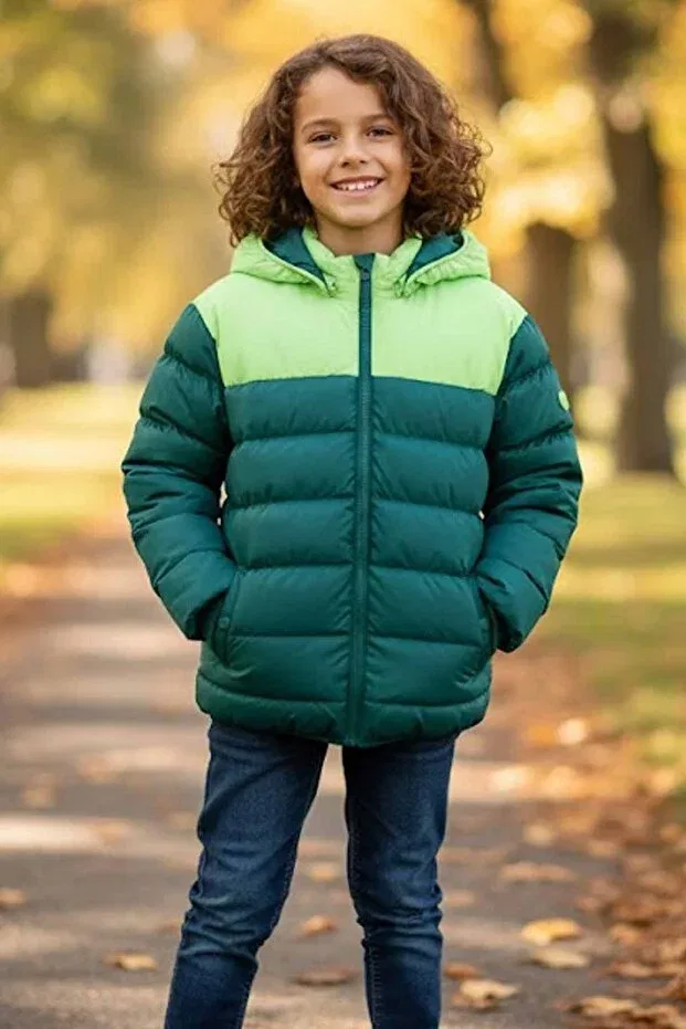 Детская куртка-пуховик с капюшоном Hummel, Multicolor
