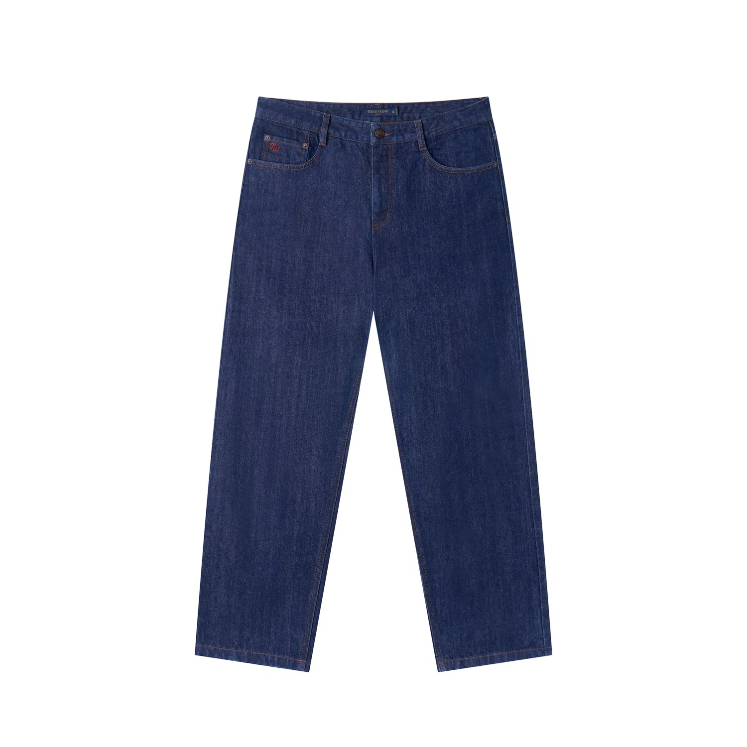 Детские джинсы с принтом Teenie Weenie Men, Denim