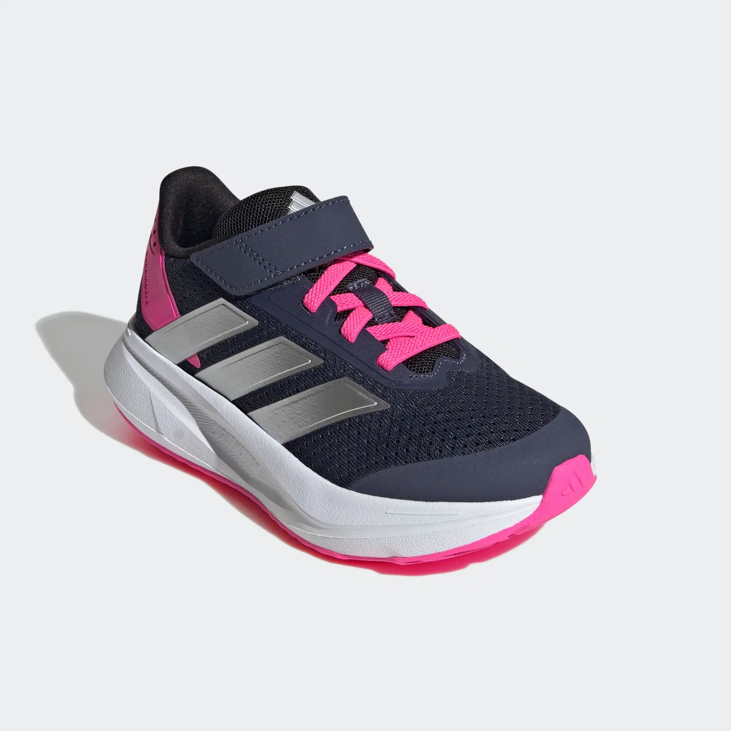Детские кроссовки с двойной фиксацией Adidas Sportswear, Shadow Navy/Silver Metallic/Lucid Pink