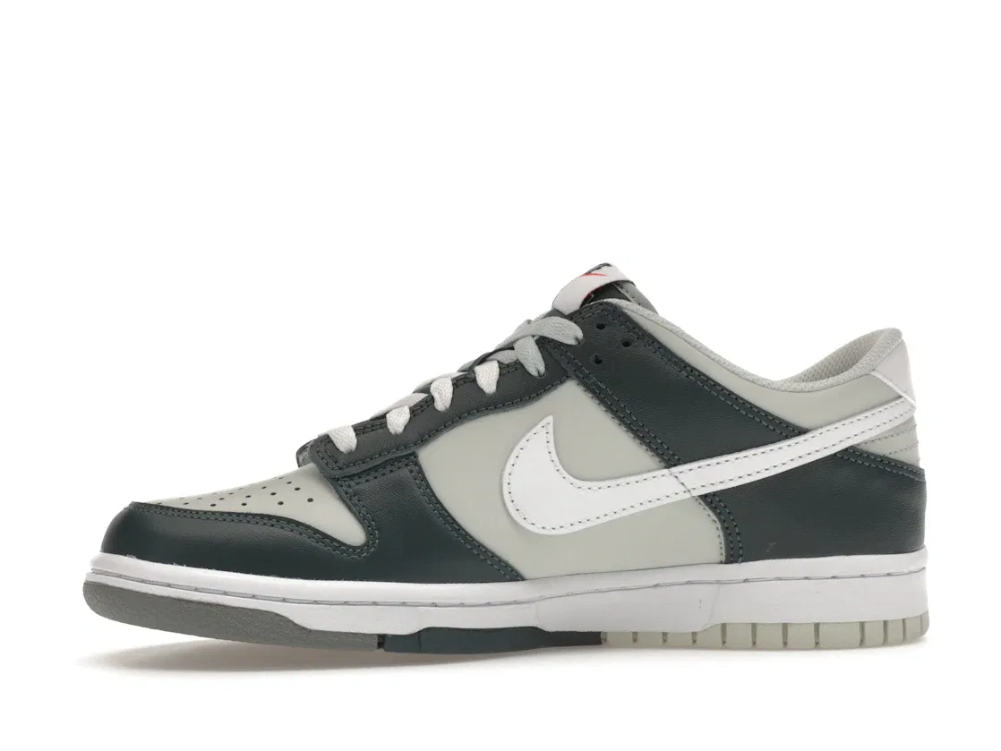Детские кроссовки Lifestyle Nike Dunk Low, Deep Jungle/White/Light Silver/Deep Jungle/White — фото 3