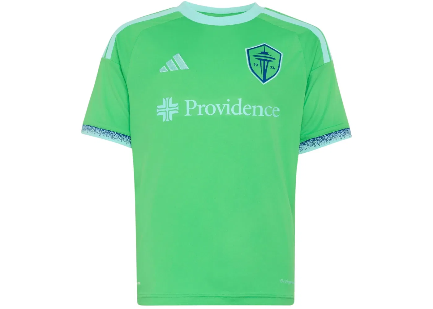 Детская футбольная футболка с длинным рукавом Jersey Adidas, Semi Solar Lime