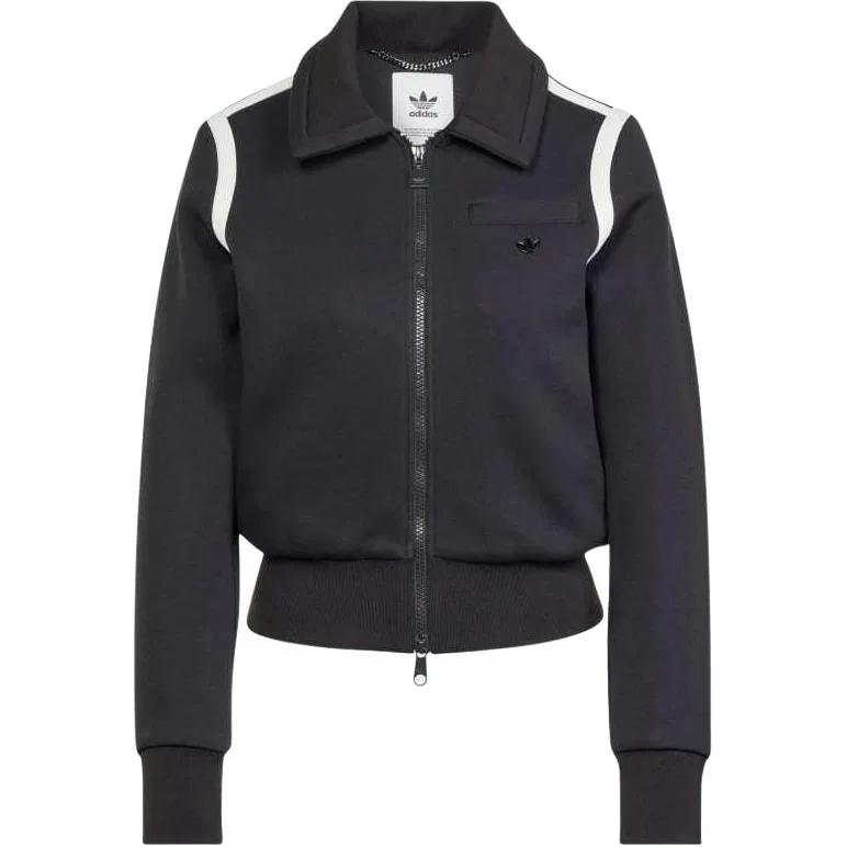 Свитшот женский с воротником Adidas Originals, Black