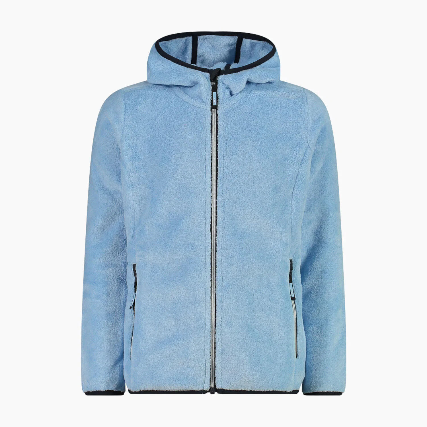 Детская флисовая куртка для девочек Girl Jacket Fix Hood Cmp, Hellblau