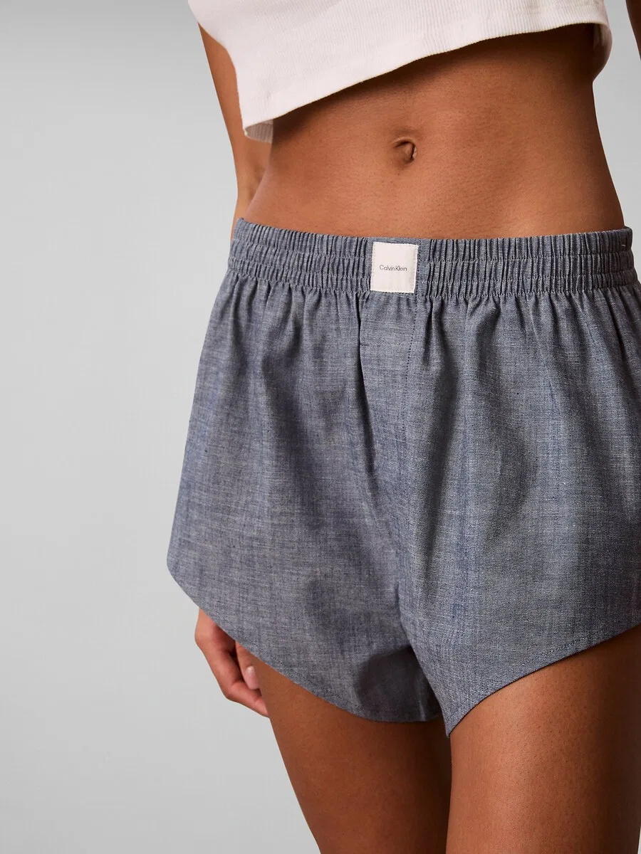 Пижамные штаны Calvin Klein синего цвета — фото 3