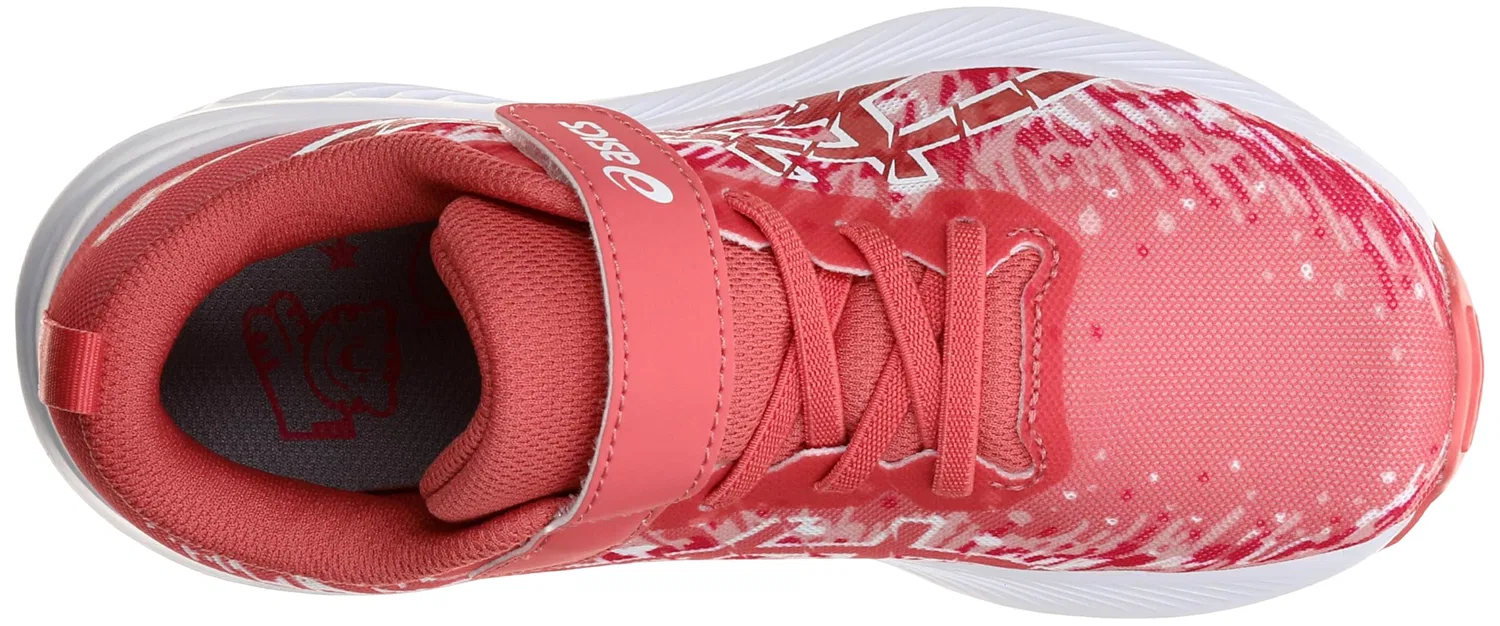 Детские кроссовки для мальчиков с ярким дизайном Gel-Noosa Tri 16 PS ASICS, Dark Pink Clay White — фото 3