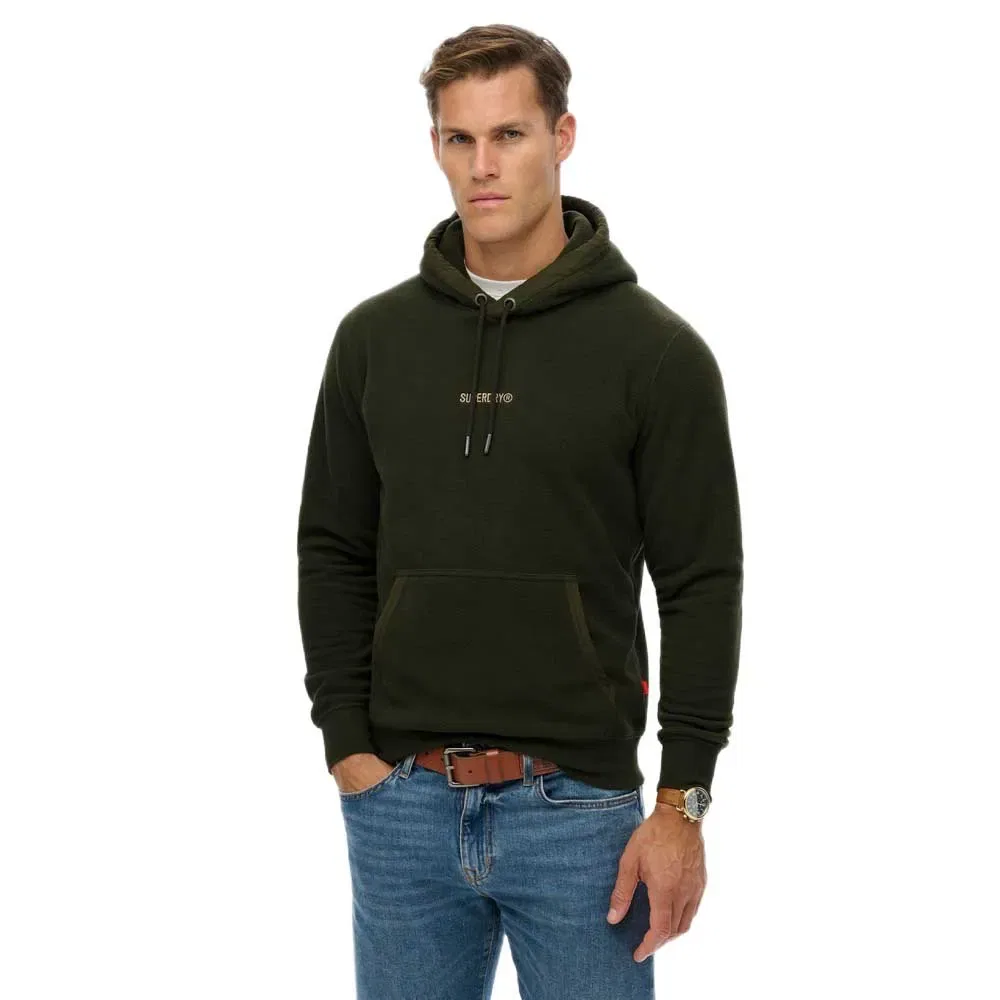Худи с логотипом Superdry, зеленый