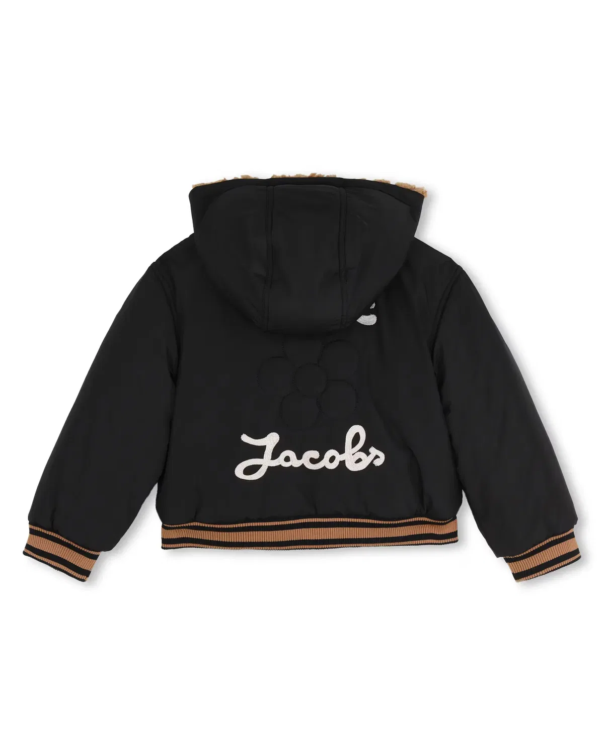 Детское пальто для девочек двустороннее Marc Jacobs, Маррон Кларо — фото 3