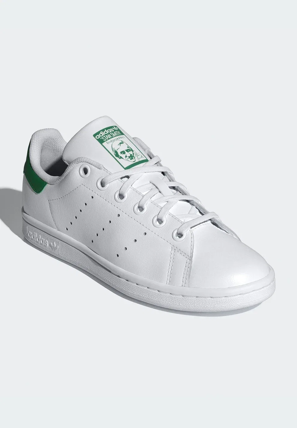 Детские кроссовки Stan Smith Adidas Originals, Ftwr White Ftwr White Green — фото 2