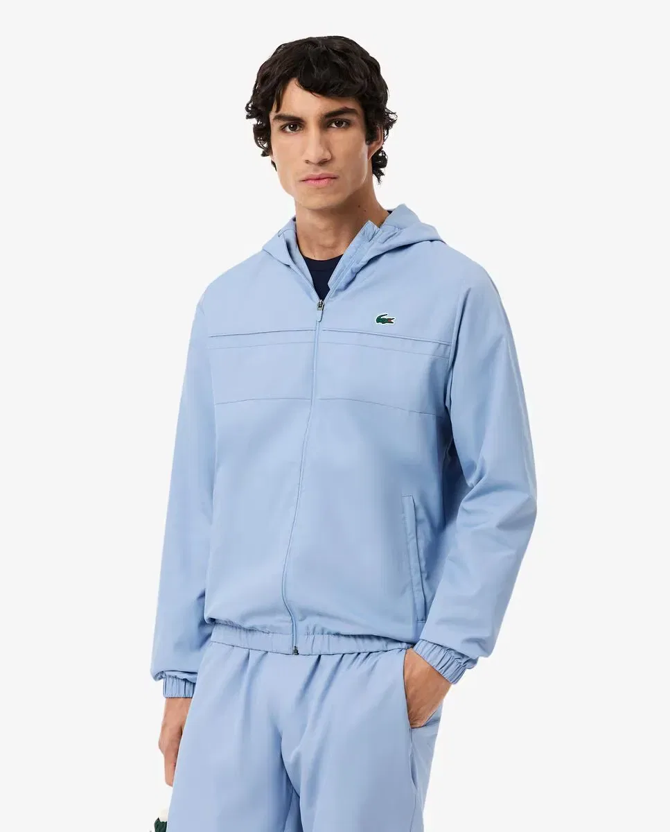 Мужская спортивная куртка с принтом Lacoste, Azul Claro