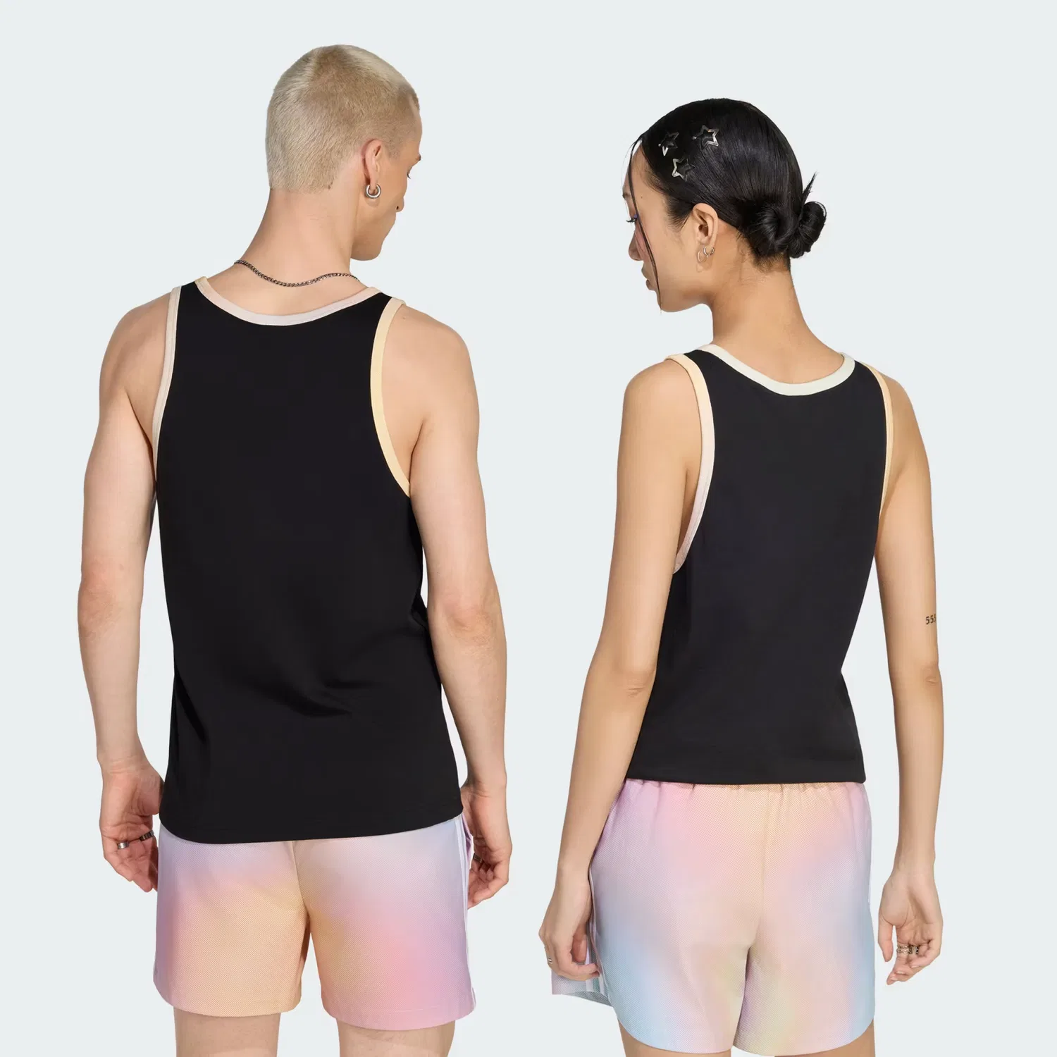 Майка с принтом Love Unites Graphic Tank Adidas Originals, черный — фото 2