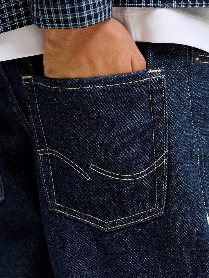 Джинсы Regular fit Chirs Jack & Jones Junior, темно-синий — фото 3