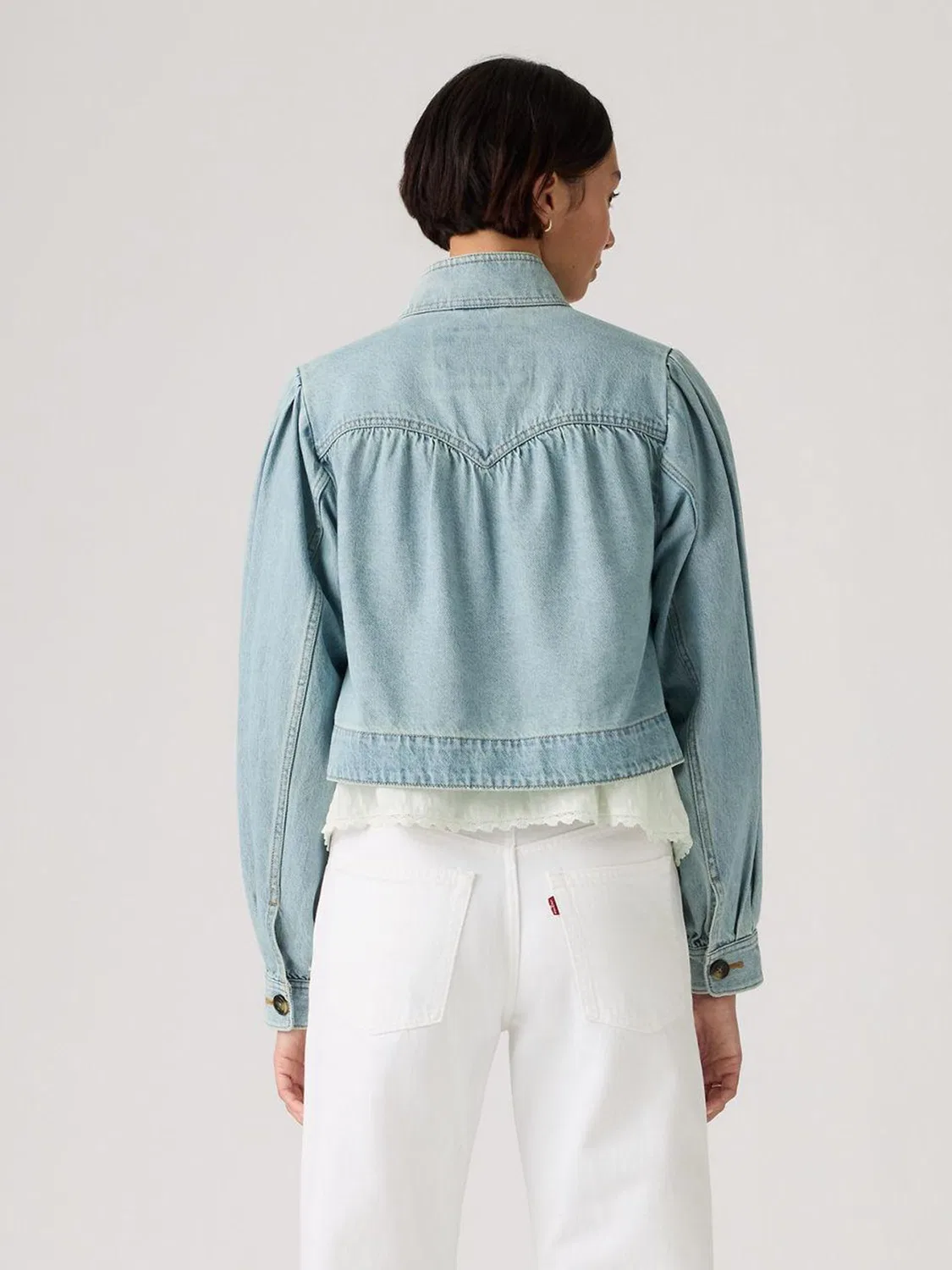 Джинсовая куртка Parker Pretty Levi's, светло-голубой — фото 3