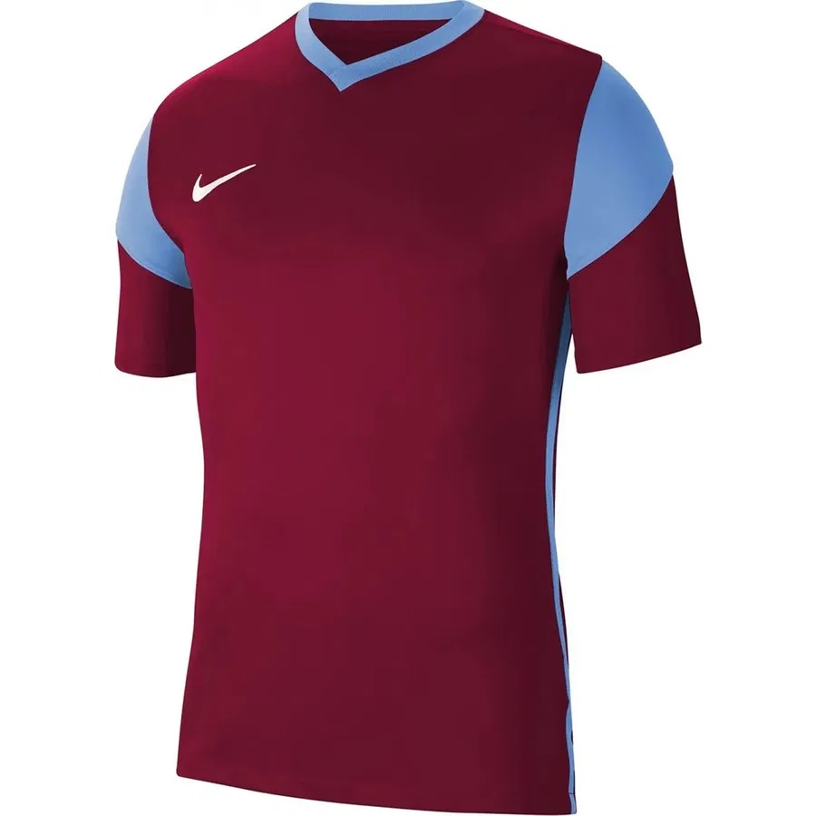 Футболка спортивная с коротким рукавом Dri-FIT Park Derby III Jsy SS Nike, Бордовый — фото 4