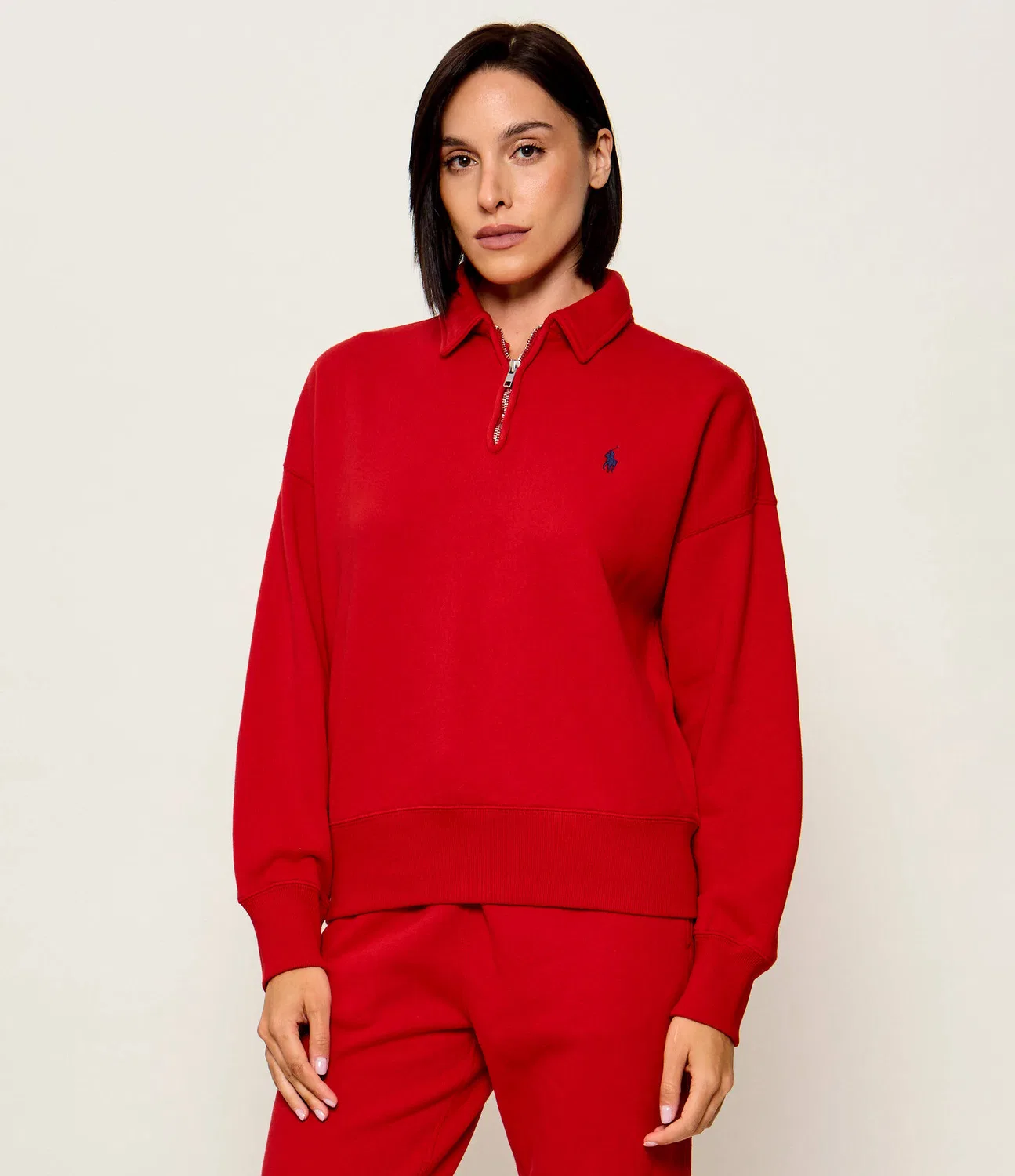 Худи на молнии Polo Ralph Lauren, Rosso