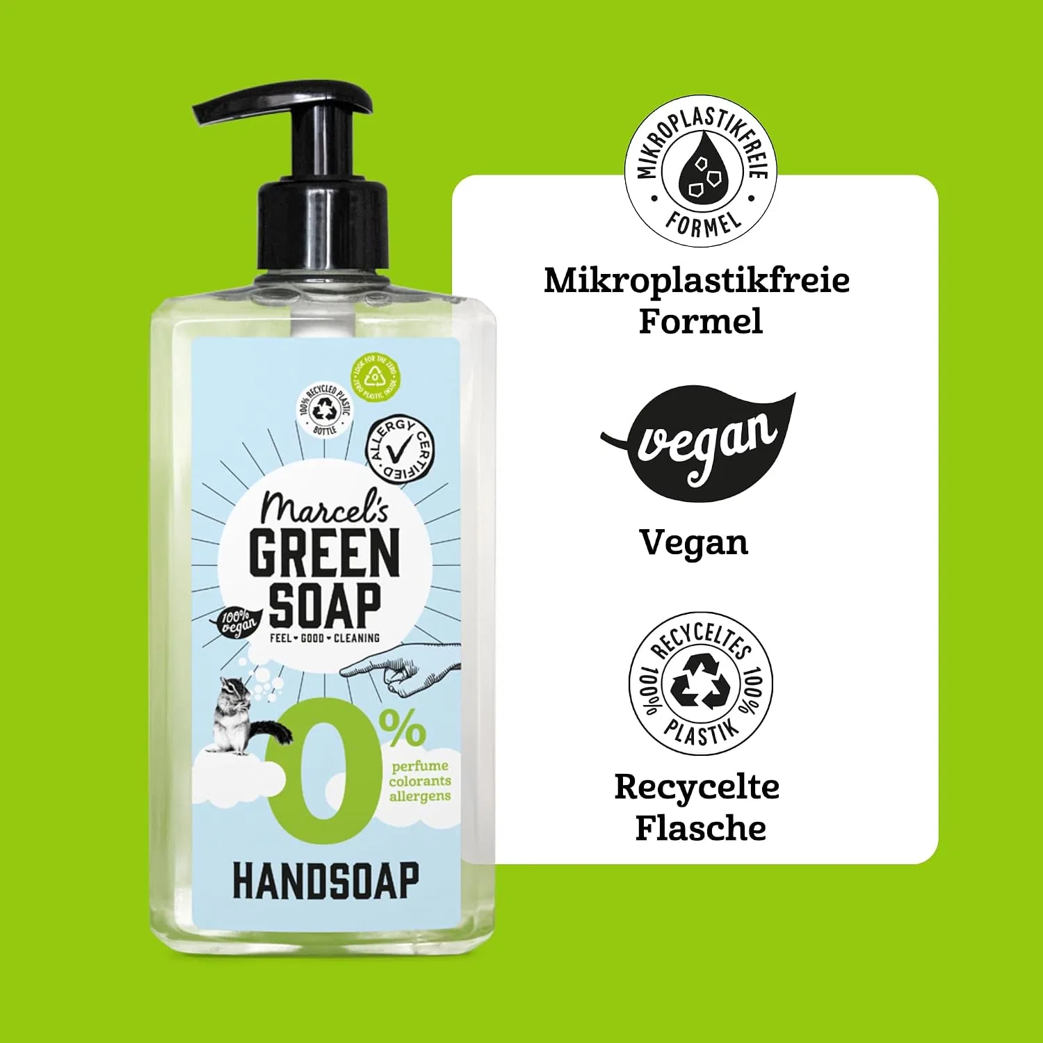 Жидкое мыло для рук 0%, Marcel's Green Soap, набор 6 x 500 мл, 3000 мл — фото 4