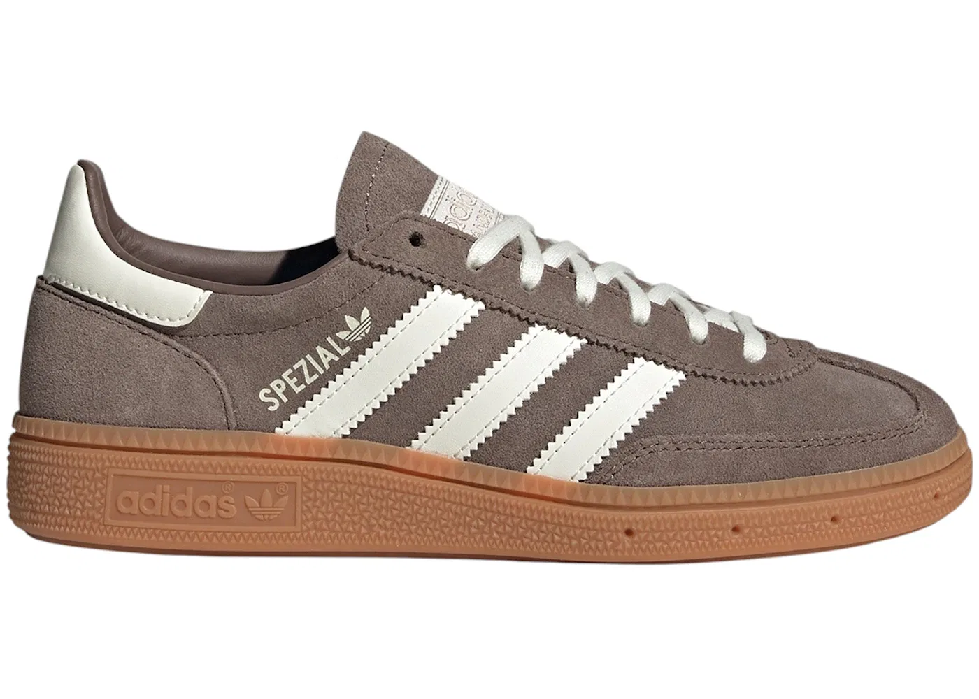 Детские кроссовки с замшевым верхом Adidas Handball Spezial, Earth Strata/Off White/Gum