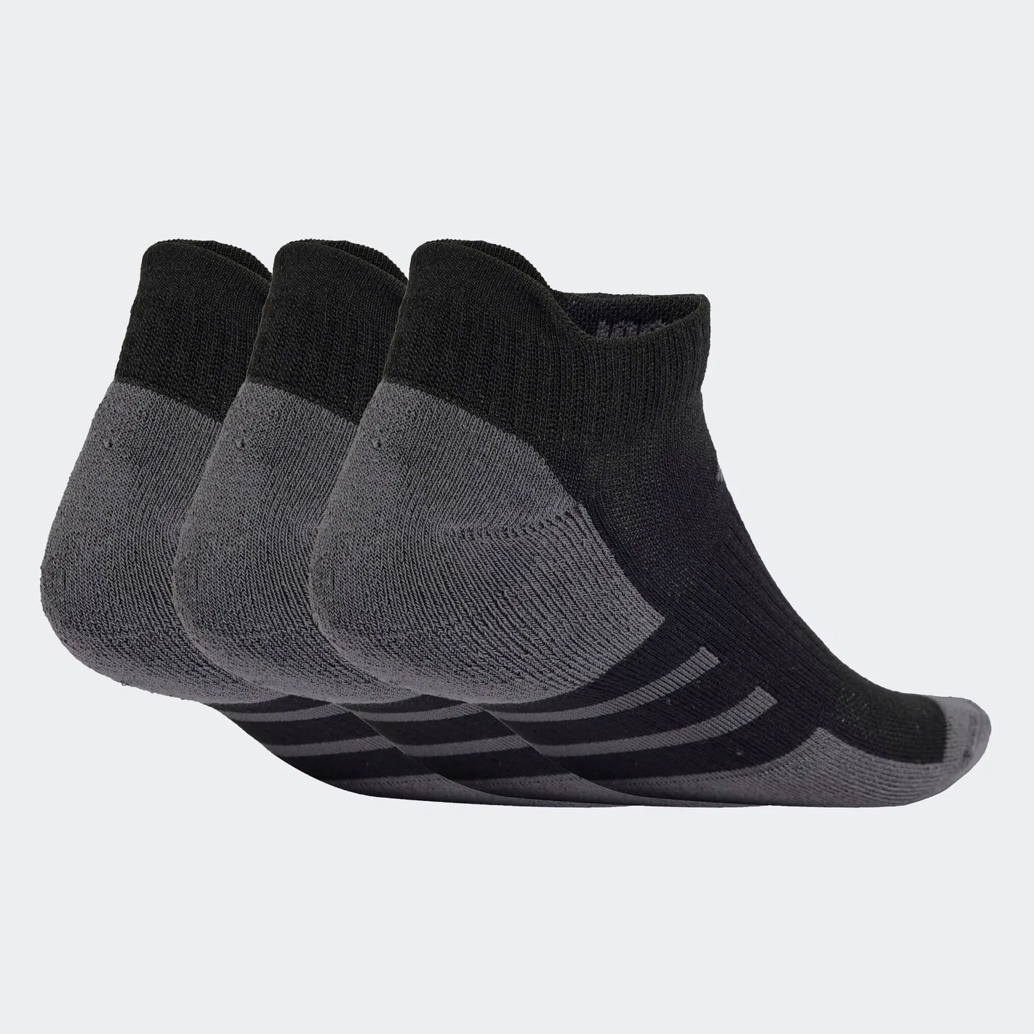 Мужские функциональные носки с технологией Climacool Adidas Performance, Black/Grey — фото 2