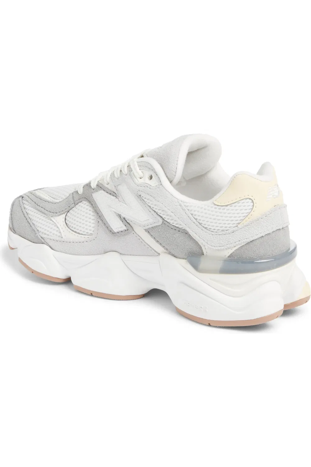 Детские кроссовки на толстой подошве 9060 New Balance, Sea Salt/Raincloud — фото 2