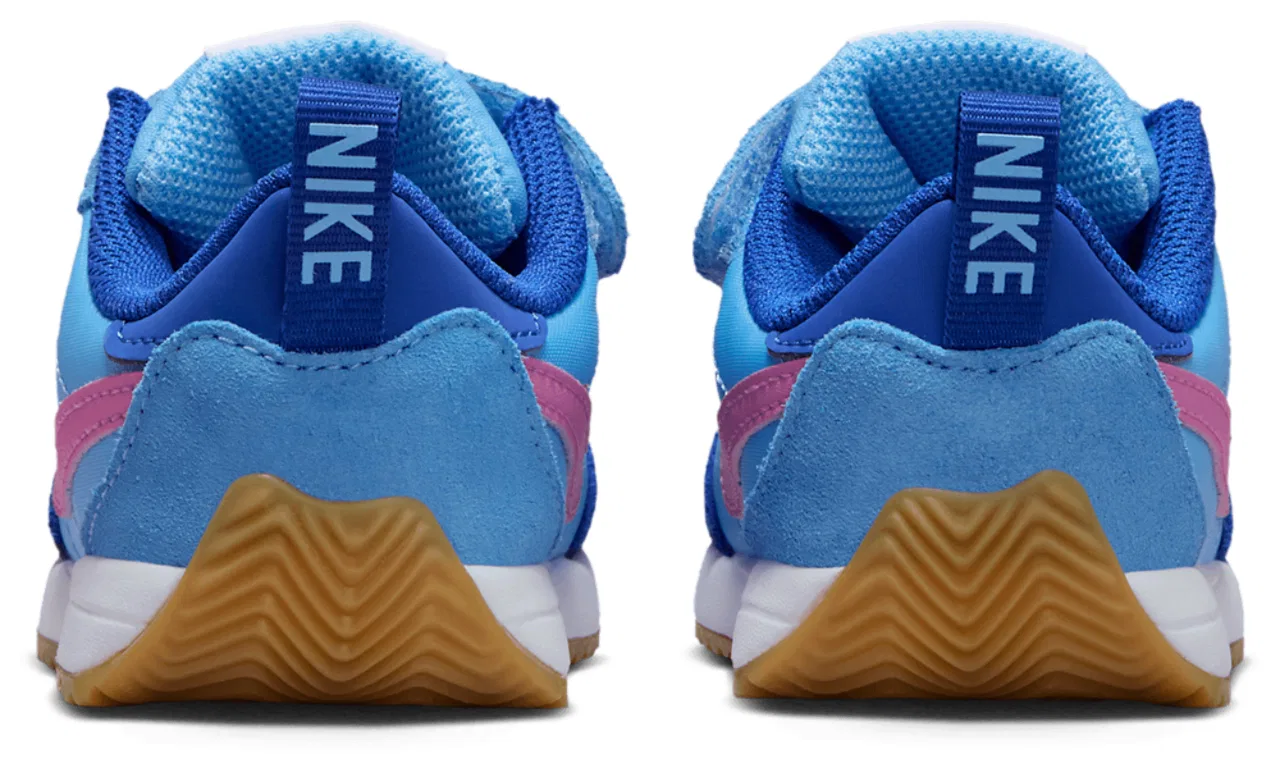 Детские кроссовки для мальчиков с замшевыми вставками Nike Pacific, Nike, Football Blue Game Royal Playful Pink — фото 3