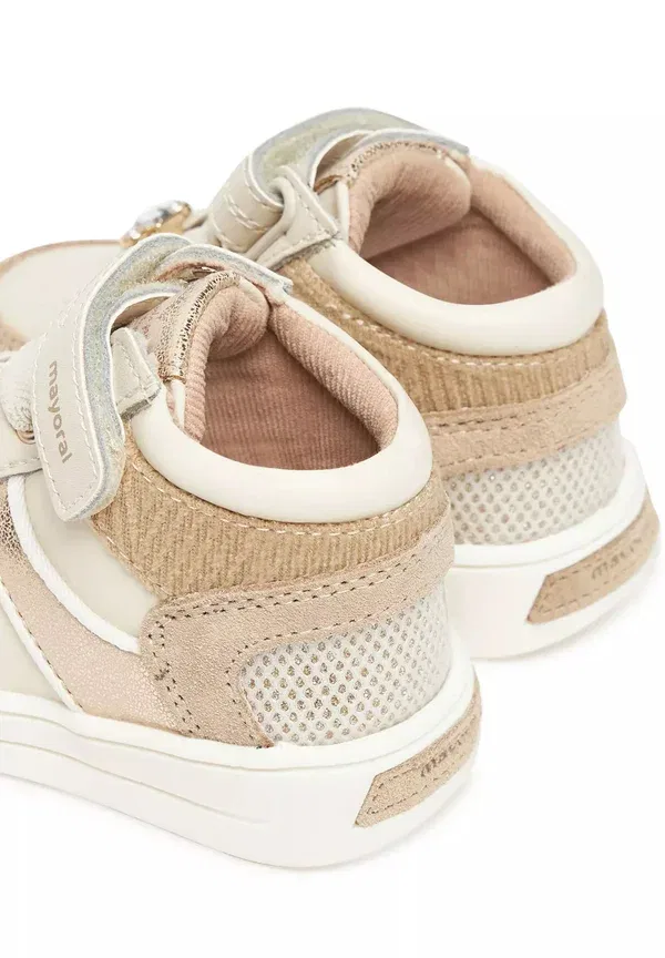 Пинетки кожаные Baby shoes Mayoral, Beige, бежевый — фото 3
