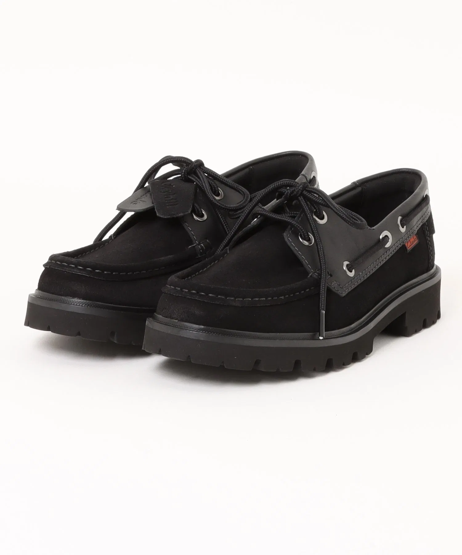 Мужские ботинки Clarks CLEYHILL BOAT, черные