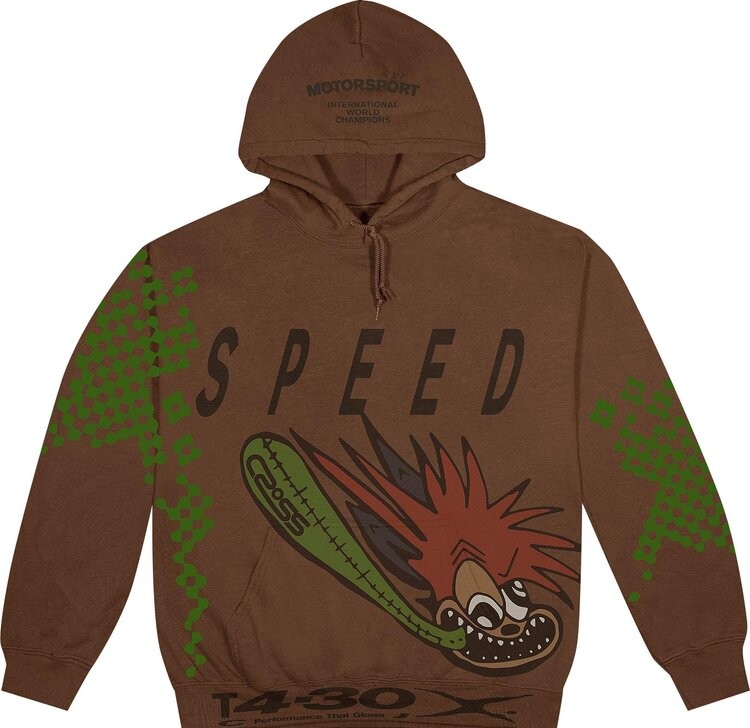 

Худи Cactus Jack by Travis Scott Speed Hoodie 'Brown', коричневый