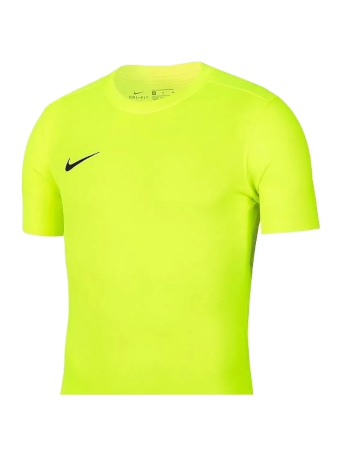 Футболка Nike неоново-желтого цвета — фото 3