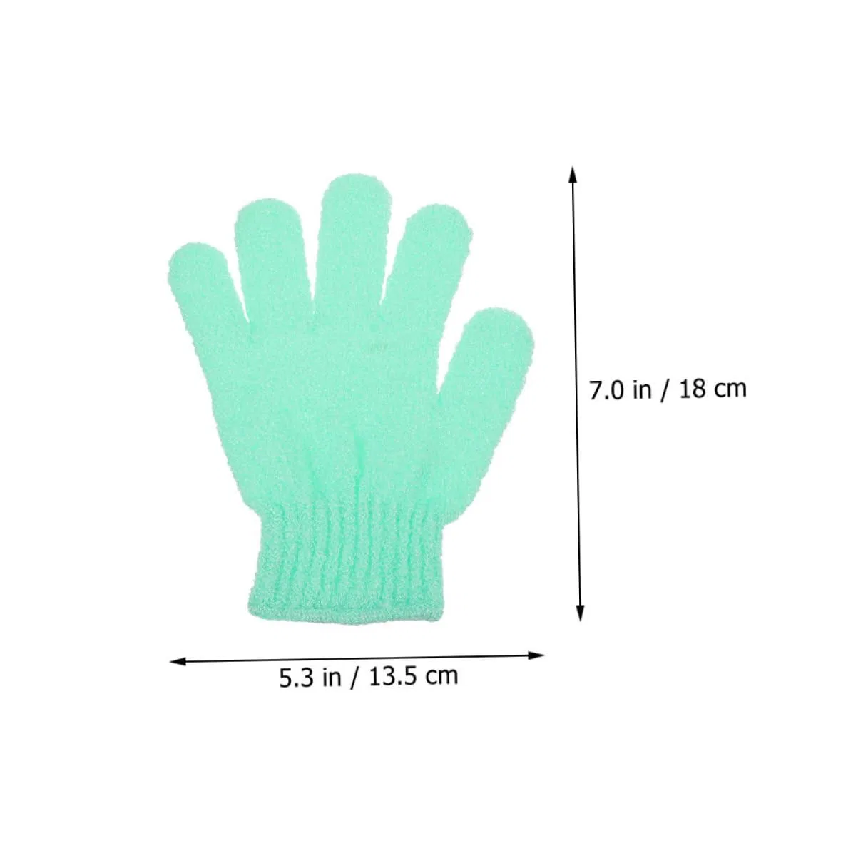 Мочалки для душа двойные, 12 шт, MAGICLULU, 18x13.5 см — фото 2