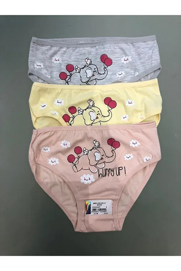 Детское бикини для девочек с принтом Berrak Iç Giyim, Multicolored