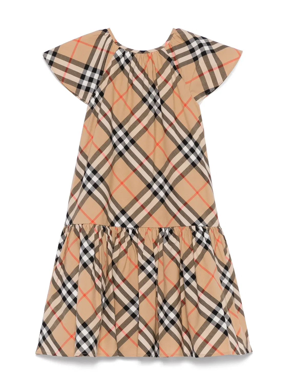 Платье в нейтральных тонах Burberry, нейтральные — фото 2