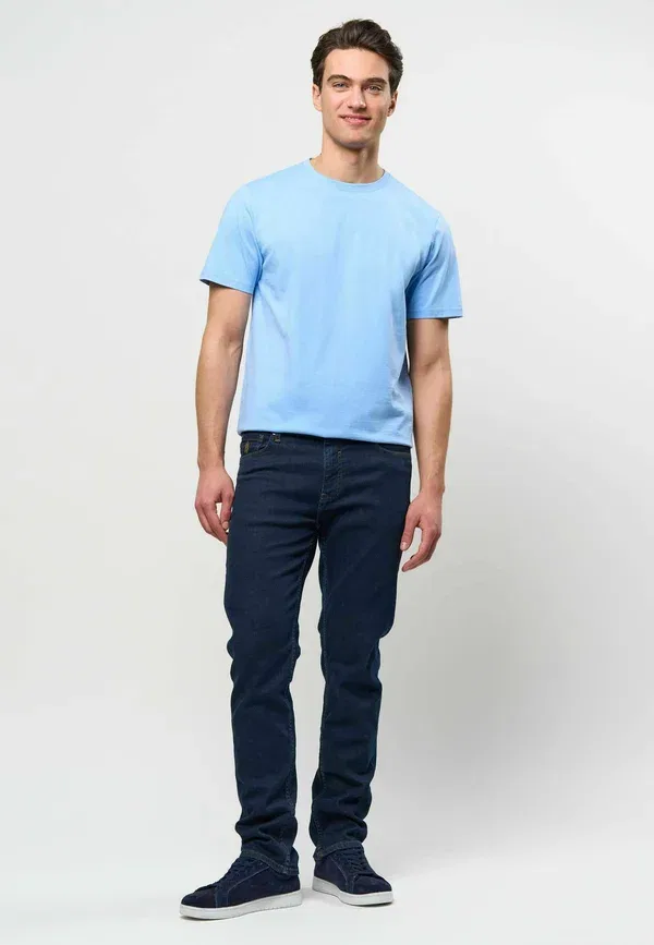 Брюки прямого кроя, slim fit jeans U.S. Polo Assn., Dark blue, темно-синий — фото 2
