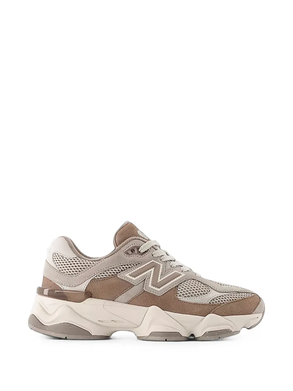 Кроссовки для мальчика на шнуровке 9060 New Balance Kids, коричневый — фото 2